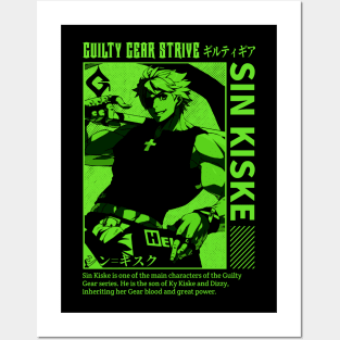 Sin kiskee guilty strive Posters and Art